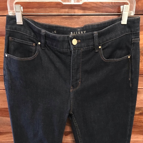 WHBM skinny high waisted dark wash - Picture 11 of 15